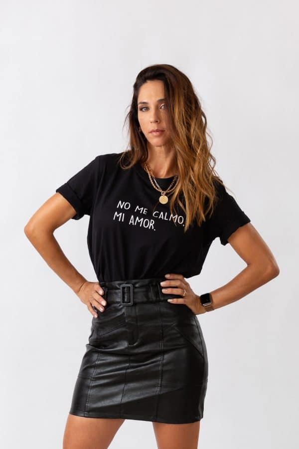 Camiseta oversize mujer | "No me calmo, mi amor."