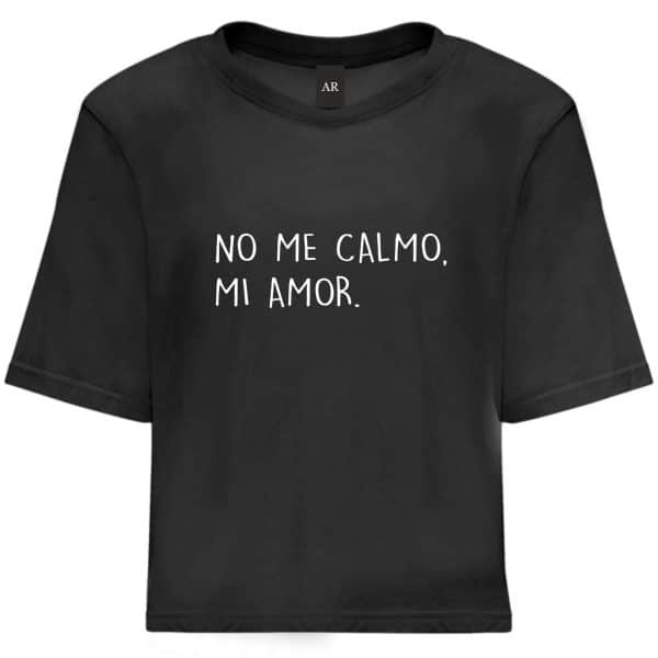 Camiseta oversize mujer | "No me calmo, mi amor." - Imagen 4