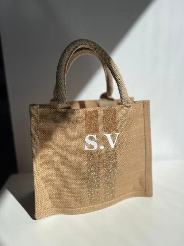 Tote bag Ibiza | Glitter oro
