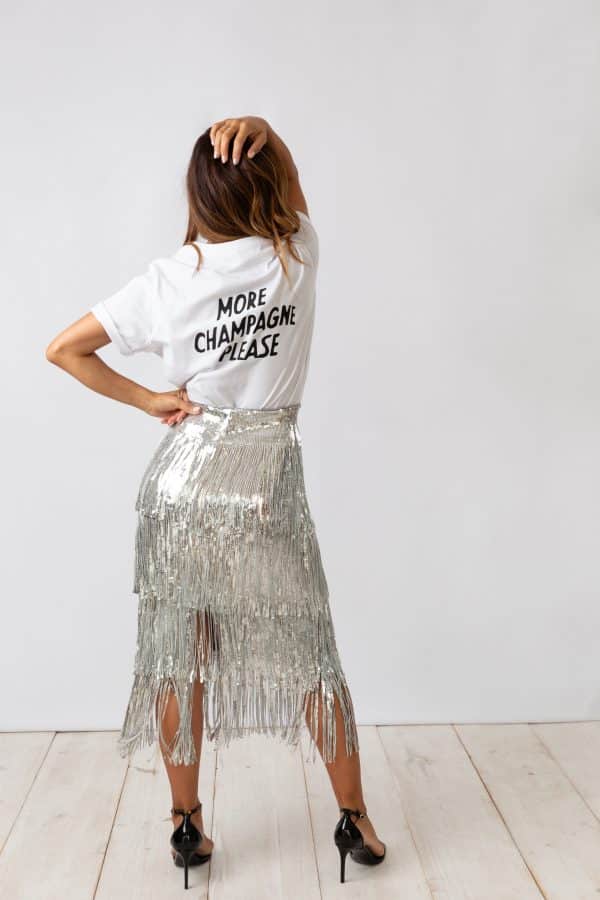 Camiseta mujer| "More champagne"
