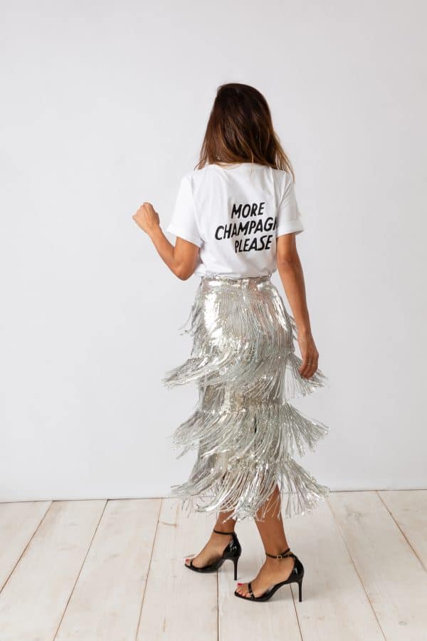 Camiseta mujer| "More champagne" - Imagen 3