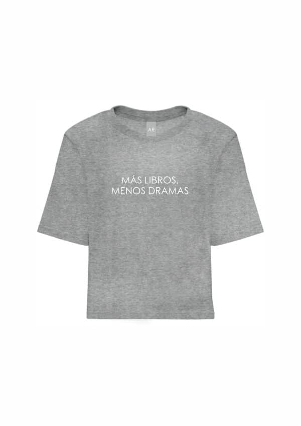Camiseta oversize | "Más libros, menos dramas" - Imagen 2