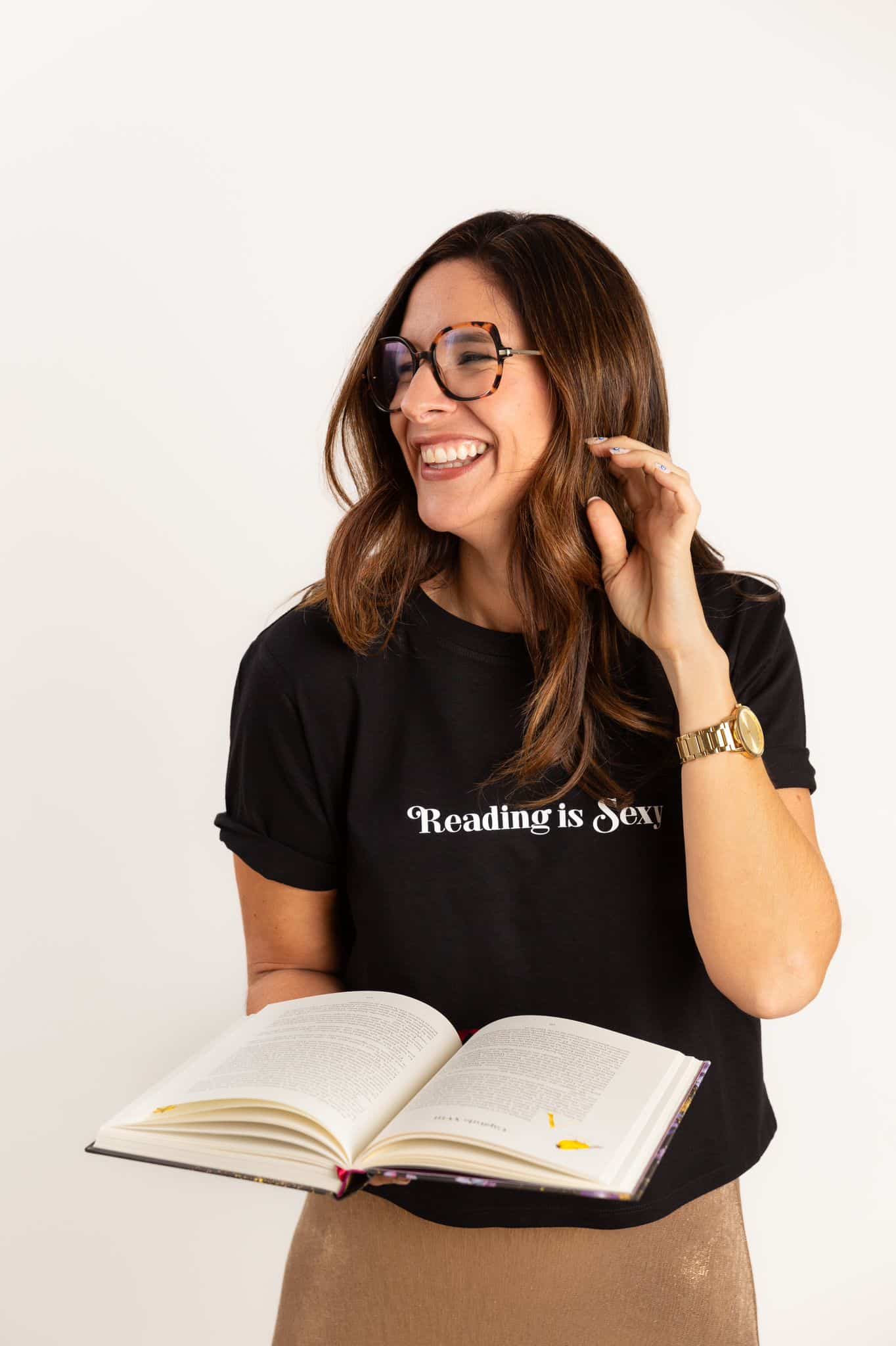 Camiseta oversize | “Reading is sexy”