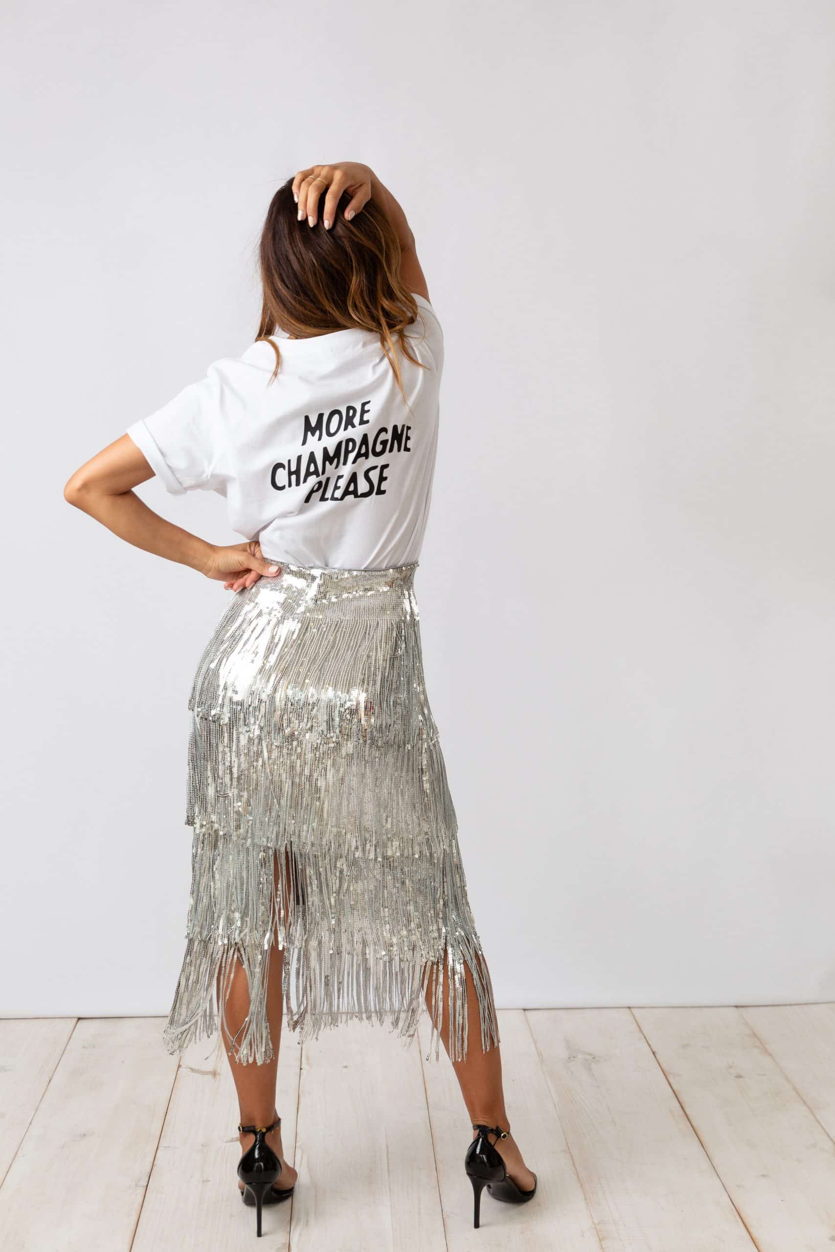 Camiseta mujer| “More champagne”