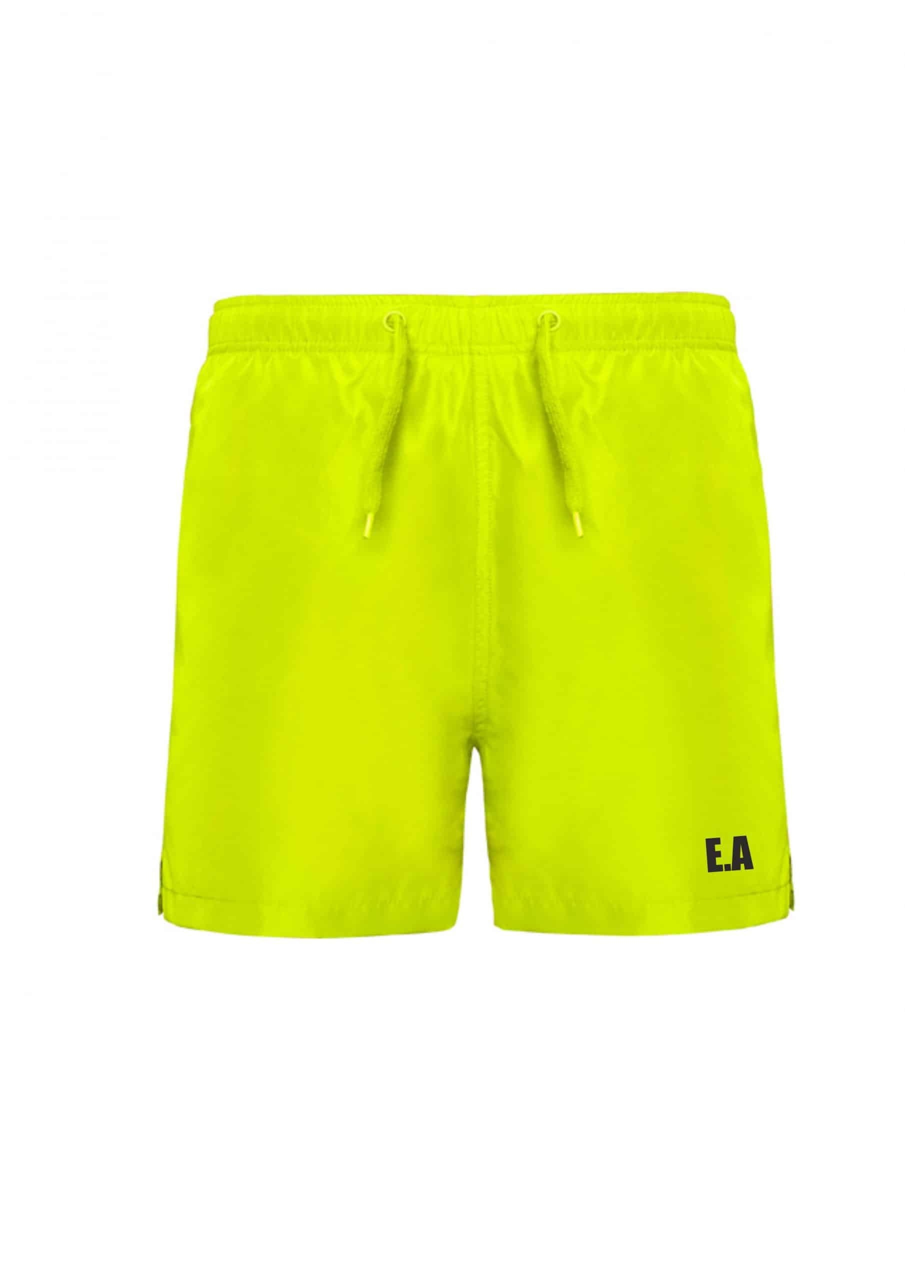 Bañador flúor amarillo | personalizado iniciales