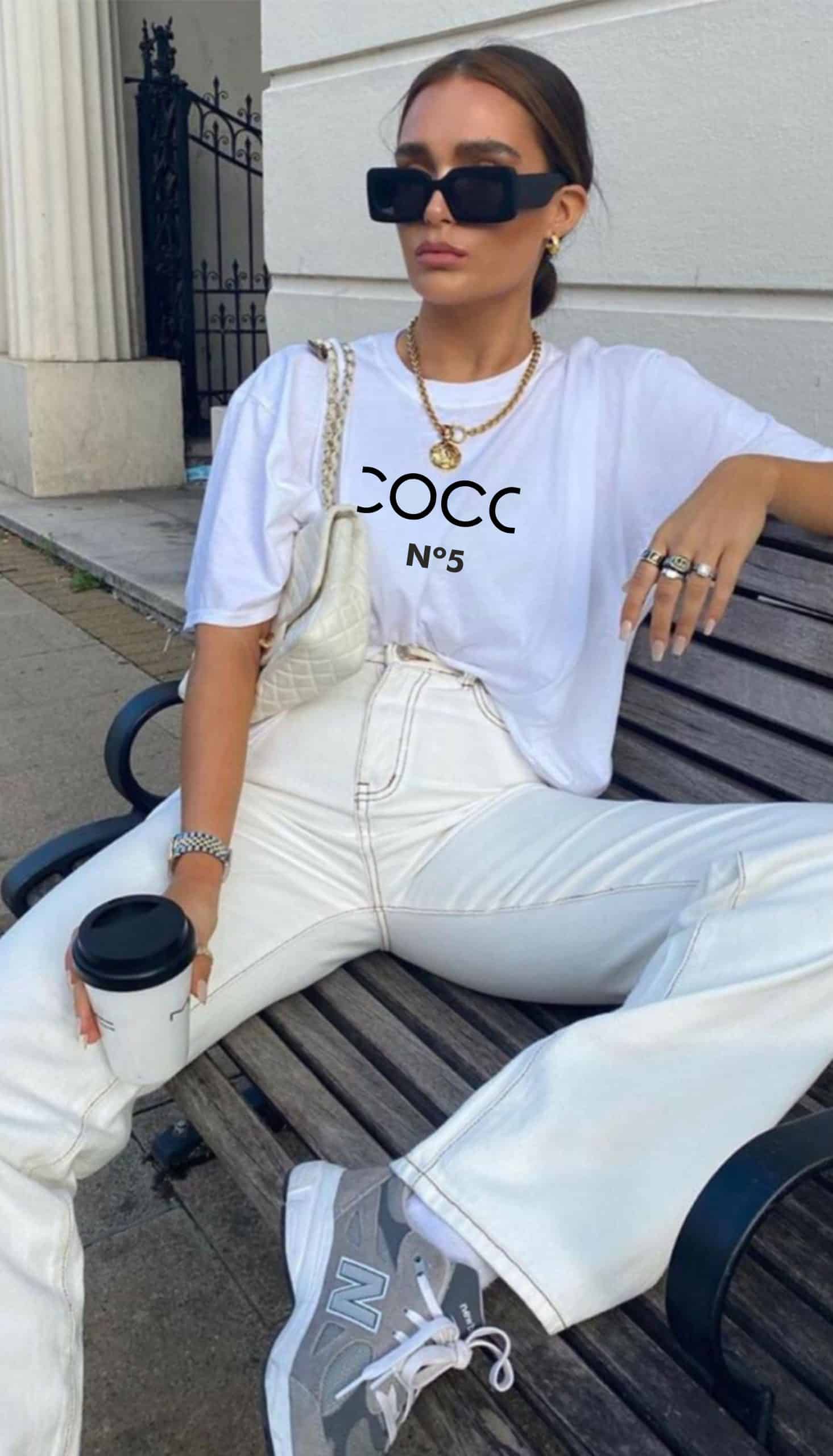 Camiseta chica oversize | Coco nº5