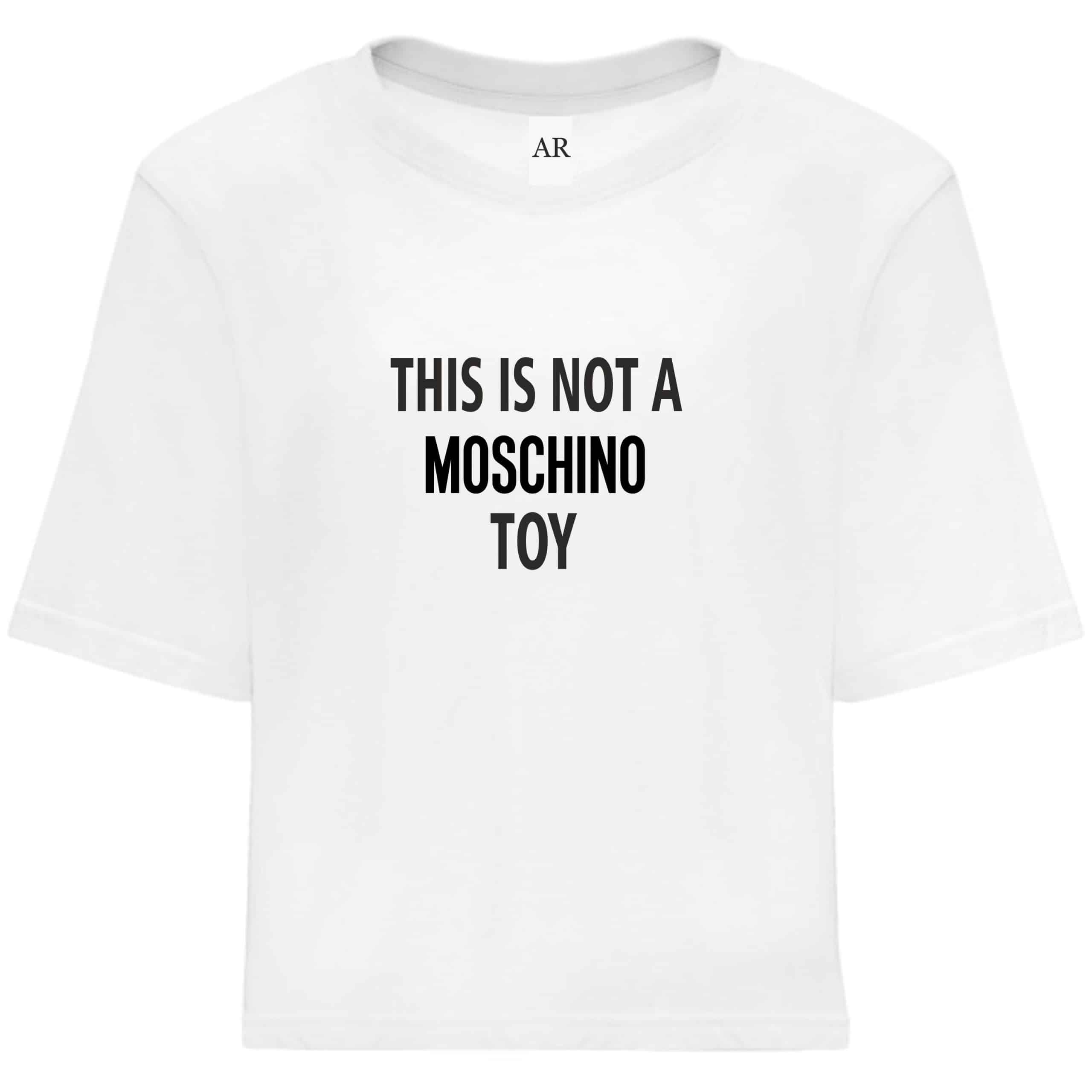 Camiseta mujer oversize blanca | “Not a toy”